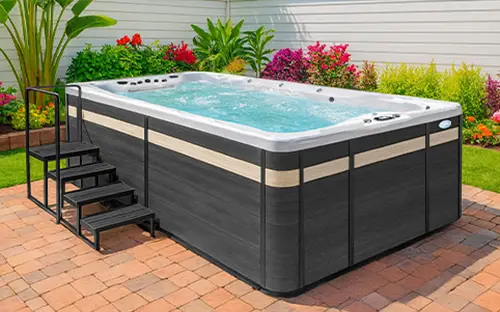 Swimmer in Cal Spas Swim Spa X-Series